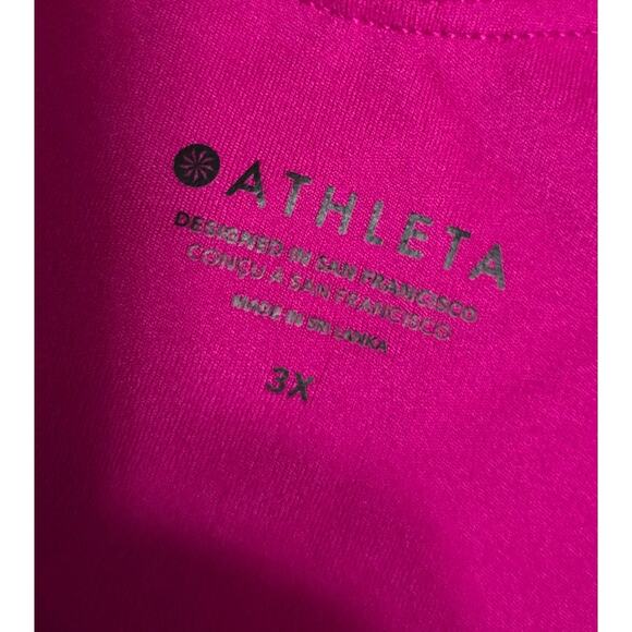 Athleta Built-In Bra Tank Top in Wildberry Size 3X - Picture 4 of 4